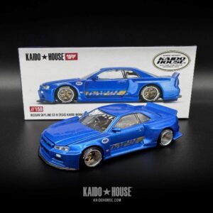 Mini GT Kaido House Nissan Skyline GT-R (R34) Blue Categorias: 1:64, Mini GT, Premium
