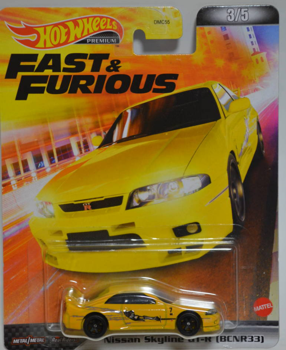 Nissan Skyline GT-R (BCNR33) - Hot Wheels Premium Fast & Furious